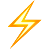 lightning emodji